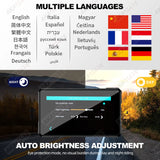 5Inch Motorcycle Monitor CarPlay Dashcam TPMS Universal