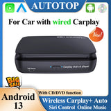 Universal Multimedia DVD Player with Wireless CarPlay Car Interior Accessory AUTOTOP