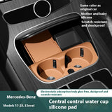 Mercedes-Benz E-Class E300L E260L 2017-2025 Car Central Control Storage Pad Cup Silicone Pad Interior Decoration Car Interior