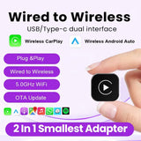 Wireless CarPlay and Android Auto Adapter for Universal Vehicles