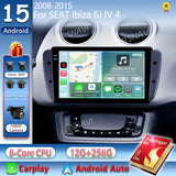 2K QLED Android Head Unit with CarPlay for SEAT Ibiza 2008–2015 Android Head Unit RSNAVI