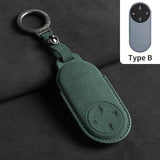 Suede Car Key Case Cover for Aito M9 2024 Car Key Protective Shell Accessories