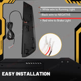 Vertical LED Brake Light for Toyota 4Runner 2025-2026 Car Interior Accessory MAGIC COLORM