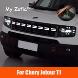 For Chery Jetour T1 2024 2025 Smoked Black Headlight Film Car Headlamp Protective Film OEM