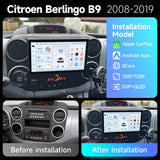 9-Inch Android Multimedia Navigation for Citroen Berlingo 2008–2019 Android Head Unit JIUYIN