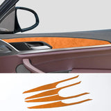 BMW X3 X4 Door Inner Handle Decorative Trim Frame Sticker 4Pcs Alcantara Car Interior Accessory NONE