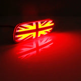 Pair Union Jack LED Fog Lamps for MINI R56-R59