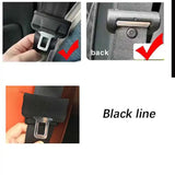 Universal Suede Seat Belt Buckle Pads for Car Trim