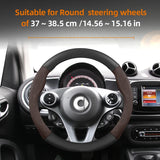 Suede Carbon Fiber Wheel Cover for Smart Fortwo