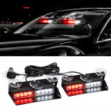 2-in-1 LED Emergency Strobe Warning Light Bar Kit