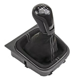 Car Speed Gear Shift Knob With Gaiter Boot for Jetta MK3 SCIROCCO III 137 138 EOS 1F7 1F8