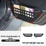 Iron Rear Door Pocket Box for Jeep Wrangler JL 4-Door Car Interior Accessory HEBE