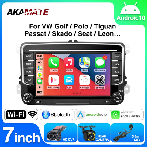 7 Inch Android Head Unit for VW Golf Passat Tiguan Android Head Unit AKAMATE
