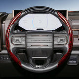 GMC Carbon Fiber Segmented Wheel Cover Silver