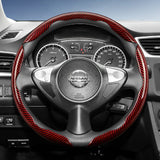 Carbon Fiber Steering Wheel Cover for Nissan Models