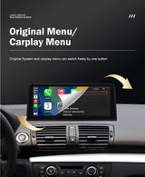 Wireless CarPlay Android Auto Screen for BMW 1 Series 2004-2012