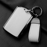 Metal and Leather Car Key Case Cover for Volvo XC40 XC60 S90 XC90 V90 2017 2018 Accessories