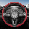 Sporty Wavy Leather Steering Cover for Mazda CX-5