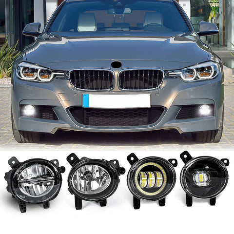 63177315559 63177315560 For BMW F20 F21 F22 F23 F30 F31 F32 F34 GT F35 LCI Car Fog Lamp LED Front Bumper Driving Lights DRL 1