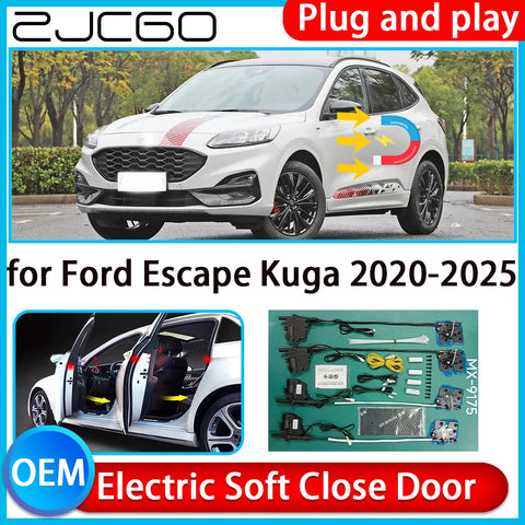 Electric Soft Close Door Kit for Ford Escape Kuga 2020–2025 Car Interior Accessory ZJCGO Default Title