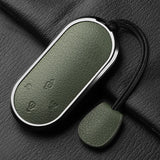 Aluminum Alloy Goatskin Car Key Case Cover For Aito M9 2024