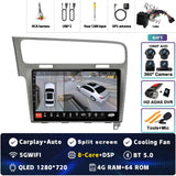 2K QLED Android 15 Head Unit for VW Golf 7 2011-2021