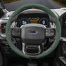 Segmented Suede Steering Cover for Ford Focus