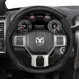 Matte Carbon Fiber Cover for Ram 1500 2500 3500