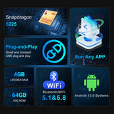 Android 13.0 AI Box 8-Core CarPlay Adapter for Wired Systems