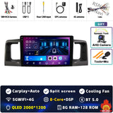 9-Inch 2K Android 15 Head Unit for Toyota Corolla 2000–2004