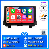Android 15 Navigation System with CarPlay for Audi Q3 2011–2018