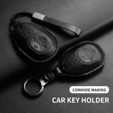 Leather Car Key Case Cover For GAC GS4 GM8 GA4 GS5 GS3 GA3 GA6 SGS7 Trumpchi E8 E9 MPV S7 E8 E9 GN8 M8 GM8 Remote Key Case Sh