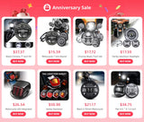 Latest 5.75 Inch Motorcycle LED Headlight for Harley Dyna Softail Sportster 883 XL883 FXCW 5 3/4 inch led motorbike headlamp