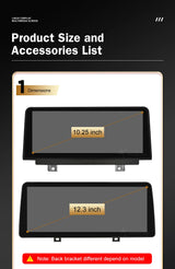 12.3-Inch Wireless CarPlay Multimedia Display for BMW 1 2 Series