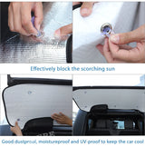 Window Sunshade Foil for Jeep Wrangler JK 2007-2017