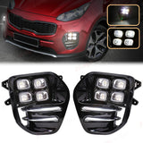 LED Fog Lights Daytime Running Light for KIA Sportage Car Interior Accessory MAGIC COLORM