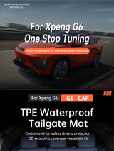 Xpeng G6 2023 2024 Xiaopeng G6 Waterproof Trunk Mat Dirt Proof Car Trunk Pad Modification Car Trunk Mat OEM