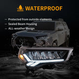 LED Reflection Bowl Headlights for Toyota 4Runner 14-24 Car Interior Accessory Vland