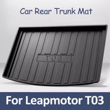 For Leapmotor T03 Car Rear Trunk Mat Anti Slip Durable Cargo Liner Protective Pad Auto Interior Decoration Accessories Car In