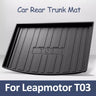 For Leapmotor T03 Car Rear Trunk Mat Anti Slip Durable Cargo Liner Protective Pad Auto Interior Decoration Accessories