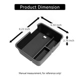 SMABEE for Leapmotor B10/B01 2025 2026 Central Armrest Storage Box Stowing Tidying Car Tray Organizer Accessories ABS Black C