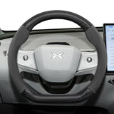 Suede Carbon Fiber Wheel Cover for Xpeng G6 G9 P7 M03 Car Interior Accessory Hocasen