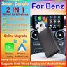 2-in-1 Wireless CarPlay and Android Auto Adapter for Mercedes