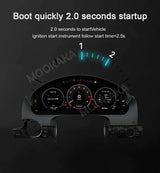 12.3-inch LCD Digital Gauge Cluster for Porsche Cayenne Android Head Unit Aotsr