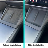 For Tesla Model Y Launch 2025 Model 3 2024 Highland Wireless Charging Silicone Pad Center Control Bottom Mat Car Interior Acc