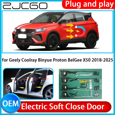 Electric Soft Close Door Kit for Geely Coolray Binyue 2018–2025 Car Interior Accessory ZJCGO Default Title