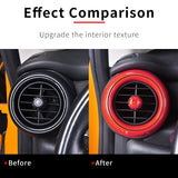 AC Knob Trim for MINI COOPER F55 F56 F57 (4 Pcs) Car Interior Accessory GMUNI