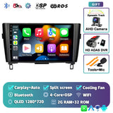 Android 14 Multimedia System for Nissan X-Trail Qashqai 2014-2020