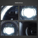 Black LED Projector Headlights for Suzuki Jimny 2019 Headlight Assembly VLAND