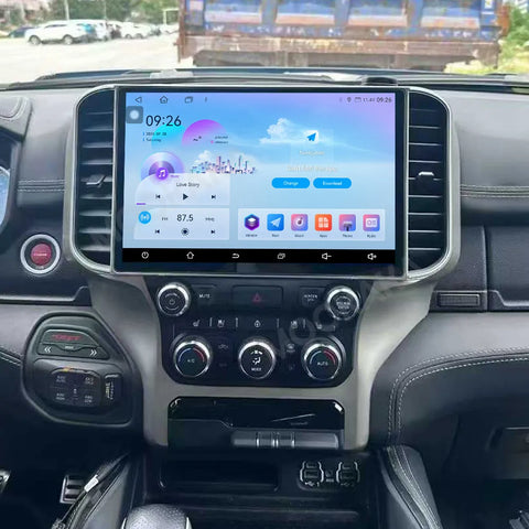 13.1 Inch Android Multimedia Player for Dodge Ram 2019-2023 Android Head Unit Aotsr 8G256G and 360Camera Eight Core